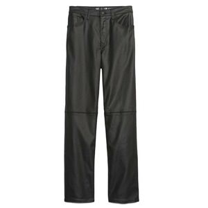 Gap Teen Sky High 90s Loose Coated Black Jeans Size 10 NWT